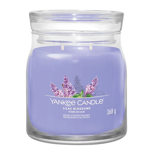 Svíčka ve skleněné dóze Yankee Candle Šeříkové květy, 368 g