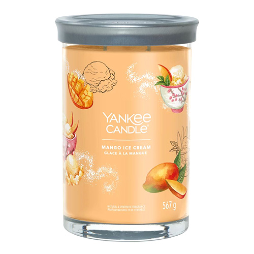 Svíčka ve skleněném válci Yankee Candle Mangová zmrzlina, 567 g