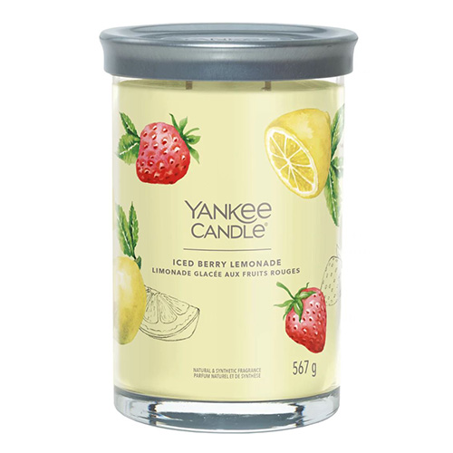 Svíčka ve skleněném válci Yankee Candle Ledová limonáda, 567 g