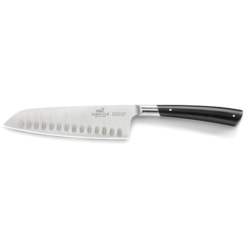 Kuchyňský nůž Lion Sabatier 807880 Edonist Jais, Santoku nůž, čepel 18 cm z nerezové oce
