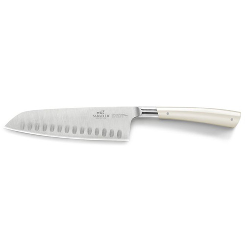 Kuchyňský nůž Lion Sabatier 807881 Edonist Perle, Santoku nůž, čepel 18 cm z nerezové oc