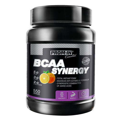 BCAA Synergy PROM-IN Pomeranč, 550 g