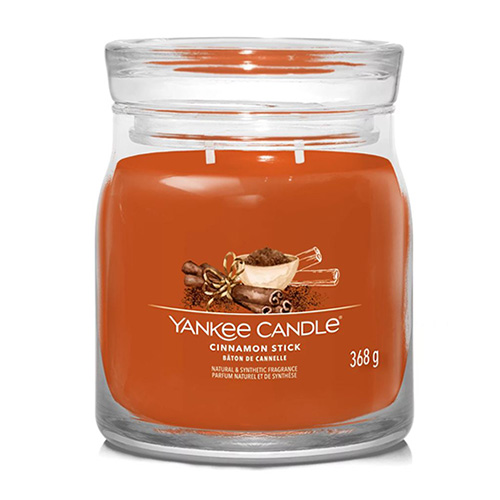 Svíčka ve skleněné dóze Yankee Candle Skořicová tyčinka, 368 g