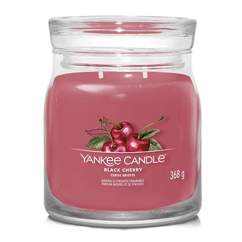 Svíčka ve skleněné dóze Yankee Candle Zralé třešně, 368 g