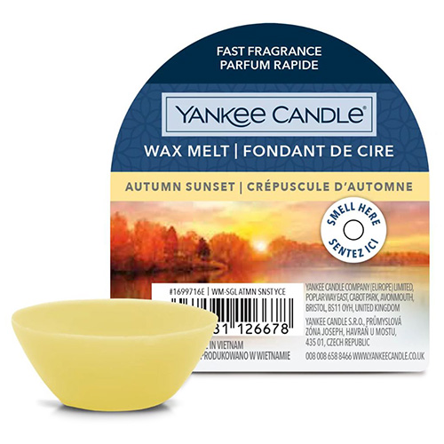 Vonný vosk Yankee Candle Podzimní západ slunce, 22 g