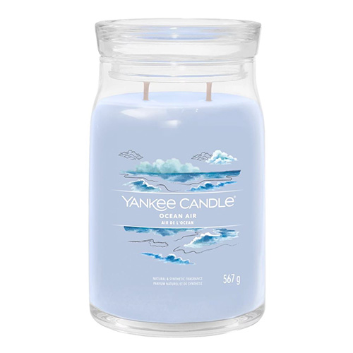Svíčka ve skleněné dóze Yankee Candle Oceánský vzduch, 567 g