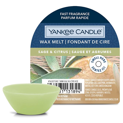 Vonný vosk Yankee Candle Šalvěj a citrus, 22 g