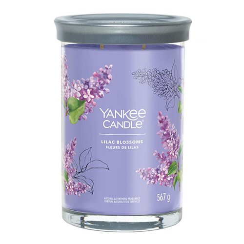 Svíčka ve skleněném válci Yankee Candle Šeříkové květy, 567 g