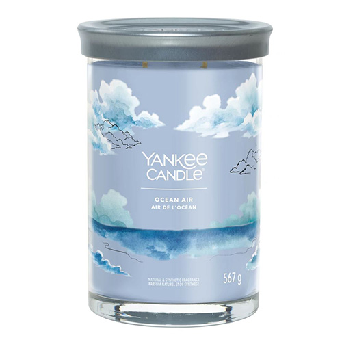 Svíčka ve skleněném válci Yankee Candle Oceánský vzduch, 567 g
