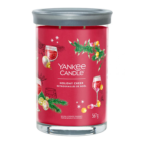 Svíčka ve skleněném válci Yankee Candle Vánoční veselí, 567 g