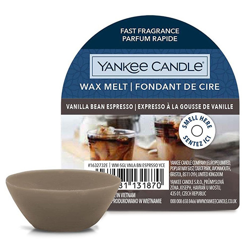 Vonný vosk Yankee Candle Espresso s vanilkovým luskem, 22 g