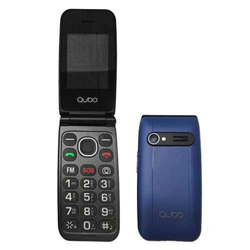 Mobilní telefon QUBO QUBO NEO NW BL SEN SOS, TLF LCD displej, fotoaparát, bluetoo