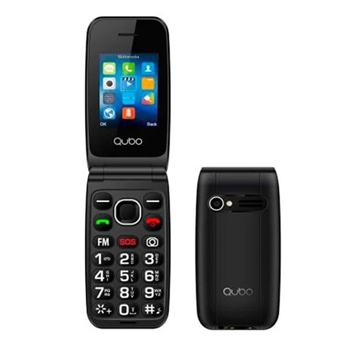 Mobilní telefon QUBO QUBO NEO 2 NW BK SEN SOS, TLF LCD displej, fotoaparát, bluet