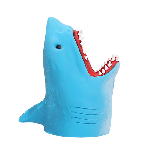 Underwater World ASST | Žraločí hlava na ruku Dino World Světle modrá