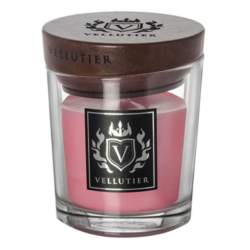 Svíčka oválná váza Vellutier Růžová líčka, 90 g