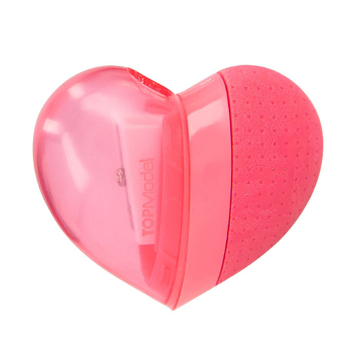 Ořezávátko a guma Top Model Růžová, ve tvaru srdce