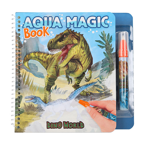 Omalovánka | Dino World Aqua Magic Book S magickým fixem