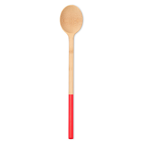 Vařečka Pebbly NBA085, bambus, červená, 38 cm