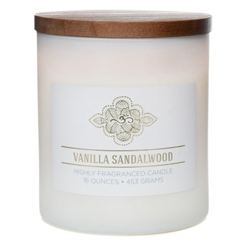 Svíčka dekorativní válec Colonial Candle Vanilkové santalové dřevo, 453 g