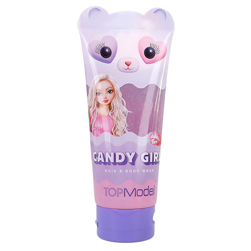 Šampon a sprchový gel v jednom Top Model Candy - fialový - žvýkačka