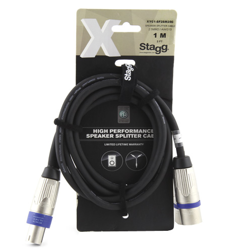 Reproduktorový kabel Stagg XYC1-SM2SF25C