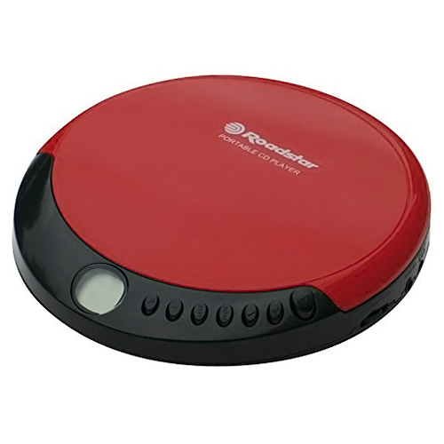 CD přehrávač Roadstar PCD-435CD, CD/CD-R/CD-RW, červený