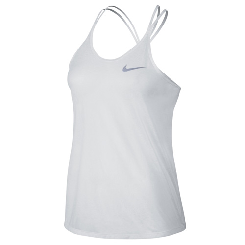 Nike DF COOL BREEZE STRAPPY TNK 10 | RUNNING | WOMENS | TANK TOP/SINGLET | WHITE/REFLECTIVE