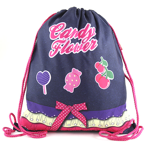 Sportovní vak Target Candy Flower - výjimečný sportovní vak, barva fialová