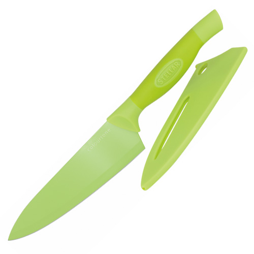 Kuchařský nůž Stellar Colourtone, čepel nerezová, 18 cm, zelený