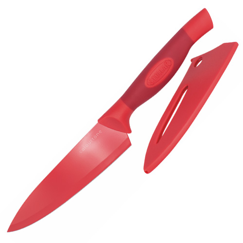 Kuchařský nůž Stellar Colourtone, čepel nerezová, 15 cm, červený