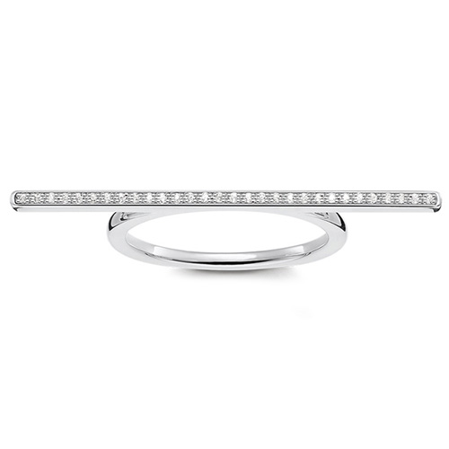 Prsten Thomas Sabo D_TR0027-725-14-54, Sterling Silver, 925 Sterling silver, wh