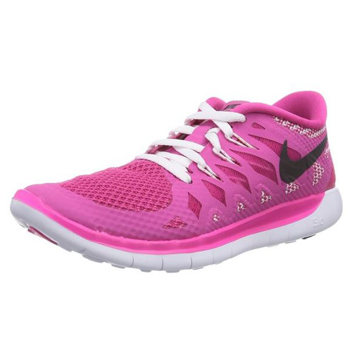 NIKE FREE 5.0 (GS) YOUNG ATHLETES | GIRL GRADE SCHL | HOT PINK/BLACK-WHITE | 64