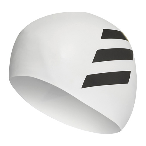 Plavecká čepice Adidas SIL 3S CAP | FJ4968 | WHITE/BLACK | NS