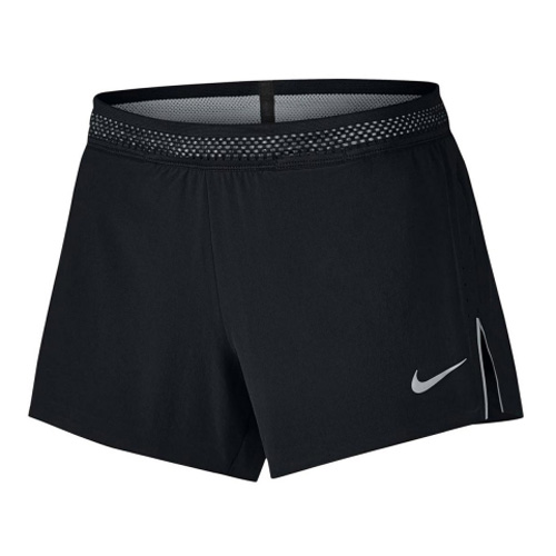Nike W NK AROSWFT SHORT 4IN 10 | RUNNING | WOMENS | SHORT | BLACK/WOLF GREY/WOLF GREY |