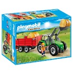 Velký traktor s přívěsem Playmobil