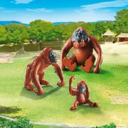 Orangutani s mládětem Playmobil