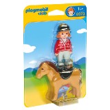 Jezdkyně s koněm Playmobil