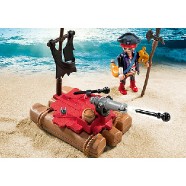 Pirát na voru Playmobil