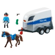 Policejní přívěs pro koně Playmobil