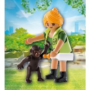 Ošetřovatelka s gorilím mládětem Playmobil
