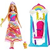 Mattel Barbie FJD06 Barbie Dreamtopia Regenbogen-Königreich Prinzessinnen-Schaukel & Puppe