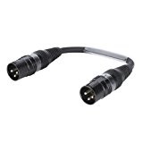 Sommer Cable Genderchanger XLR 3-pol male auf XLR 3-pol male 15cm Adapterkabel | SGHWU0015-SW