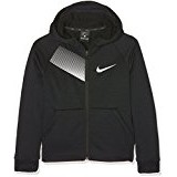 Nike Dry Veste Garçon, Black/White, FR : L (Taille Fabricant : L)