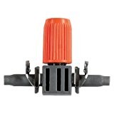 Gardena Micro Drip Adjustable Inline Drip Head - houseware accessories & supplies (Grey, Orange, Plastic)