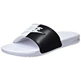 Nike Benassi JDI, Chaussures de Plage et Piscine Femme, Noir (White/Pure Platinum/Black/White 104), 39 EU