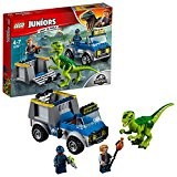 Lego Juniors Set Mattoncini Camion per il Soccorso di Velociraptor, 10757