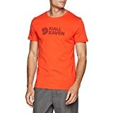 Fjällräven logo, T-shirt pour homme S Flame Orange