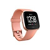 Fitbit Unisex Versa Health and Fitness Smartwatch, Peach, One Size