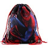 Target Spiderman Drawstring Bag Strandtasche, 39 cm, Mehrfarbig (Red/Blue)