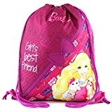 Target Barbie Drawstring Bag Strandtasche, 35 cm, Rosa (Pink)